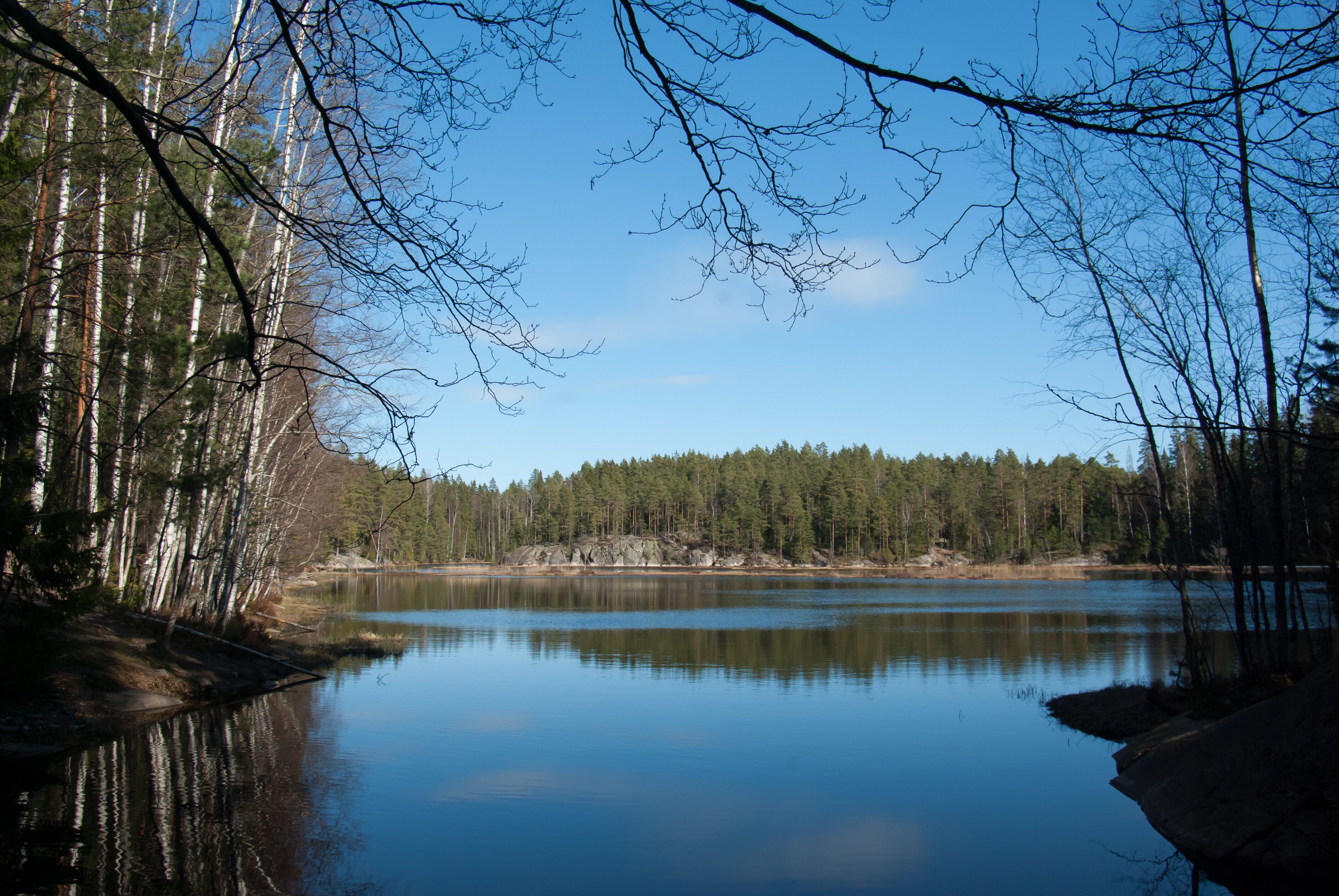 Haukkalampi Nuuksion kansallispuisto
