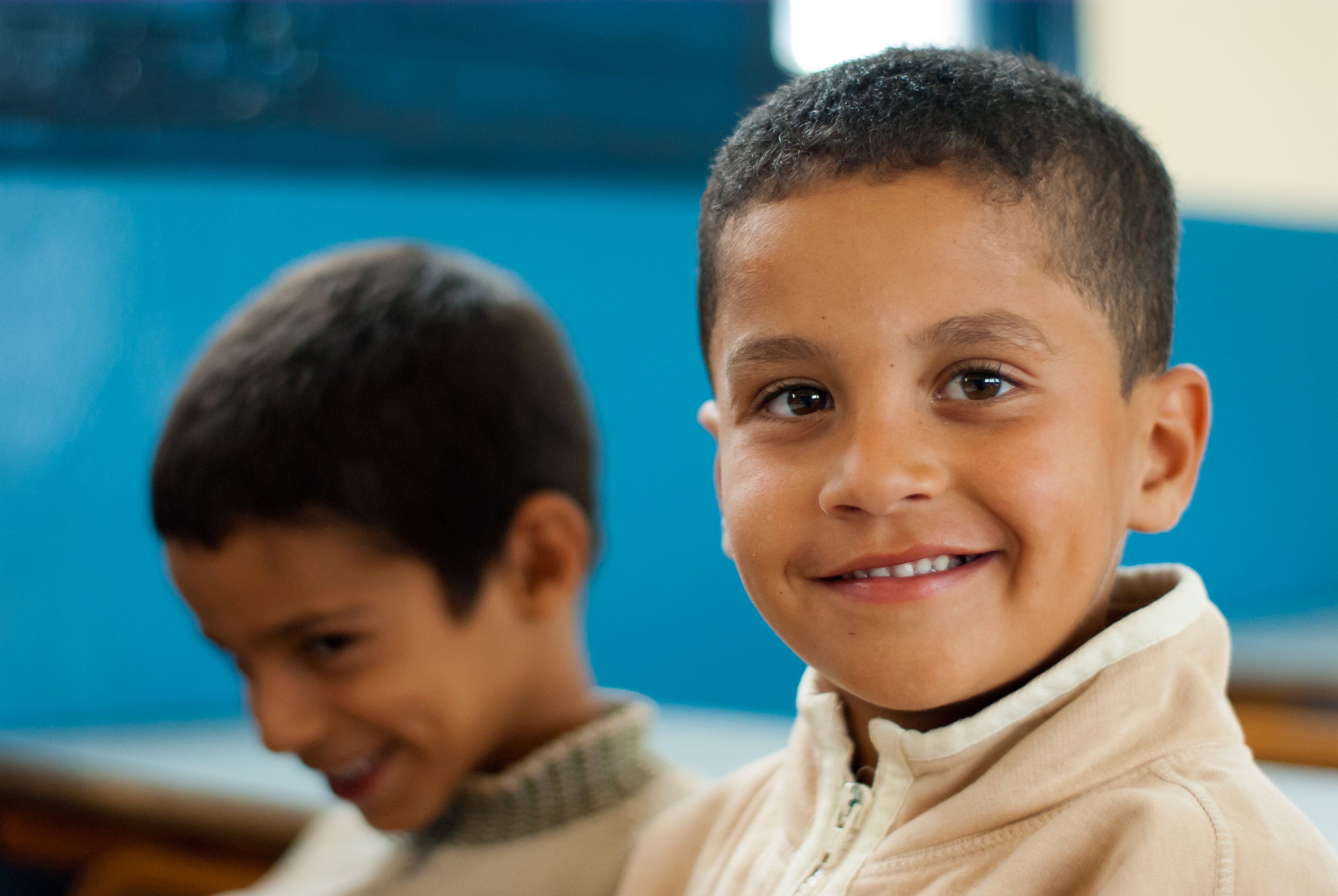 Moroccan schoolboys