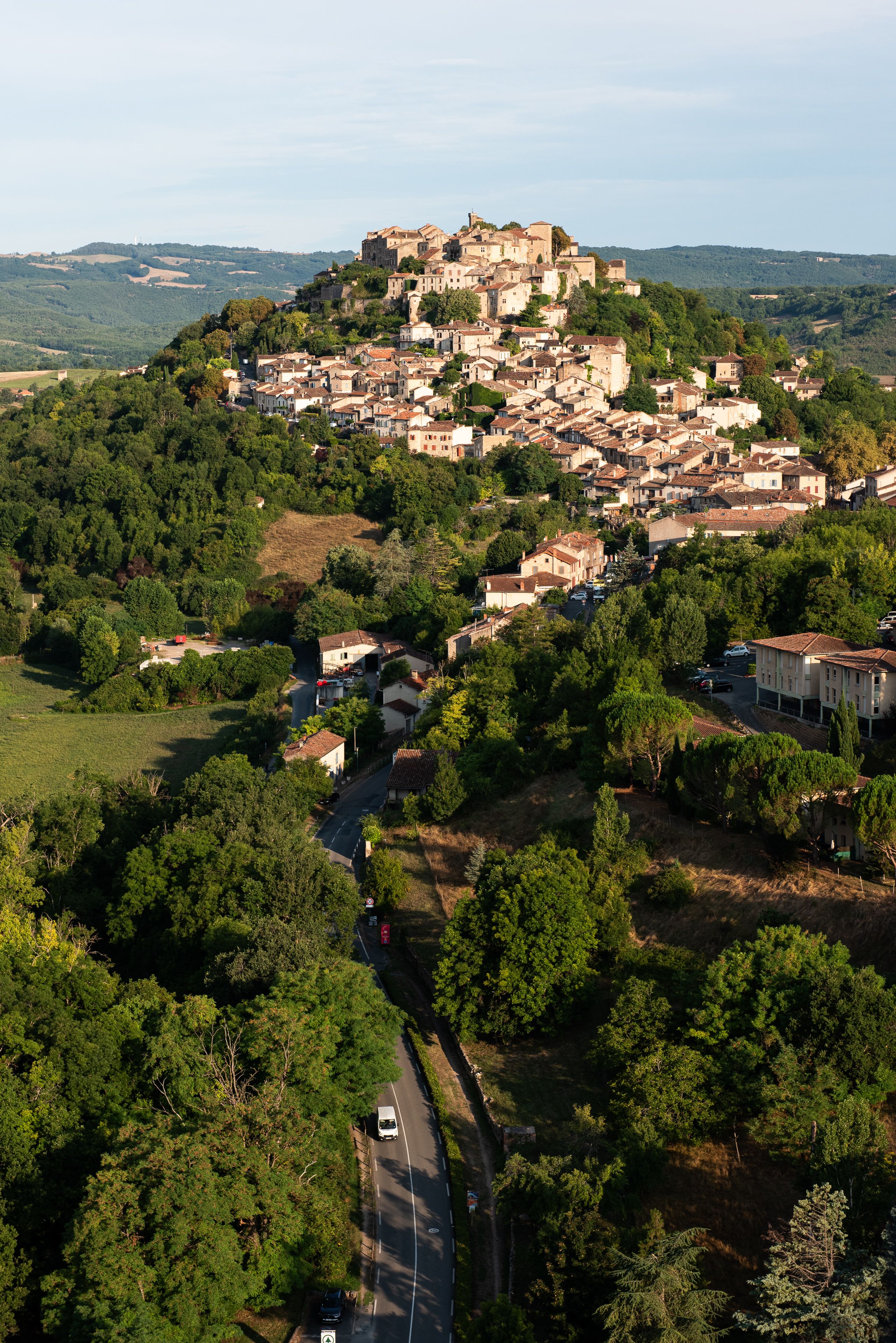 Arrivée à Cordes