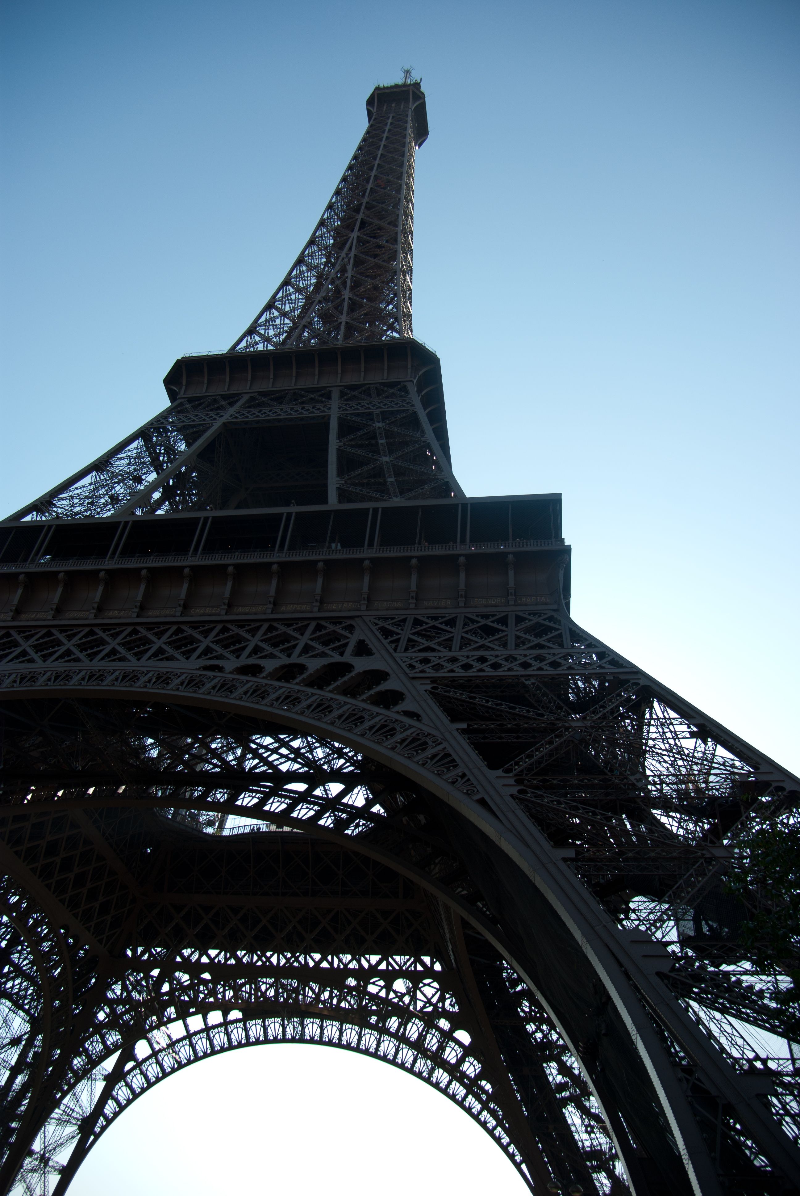 Au pied de la Tour Eiffel