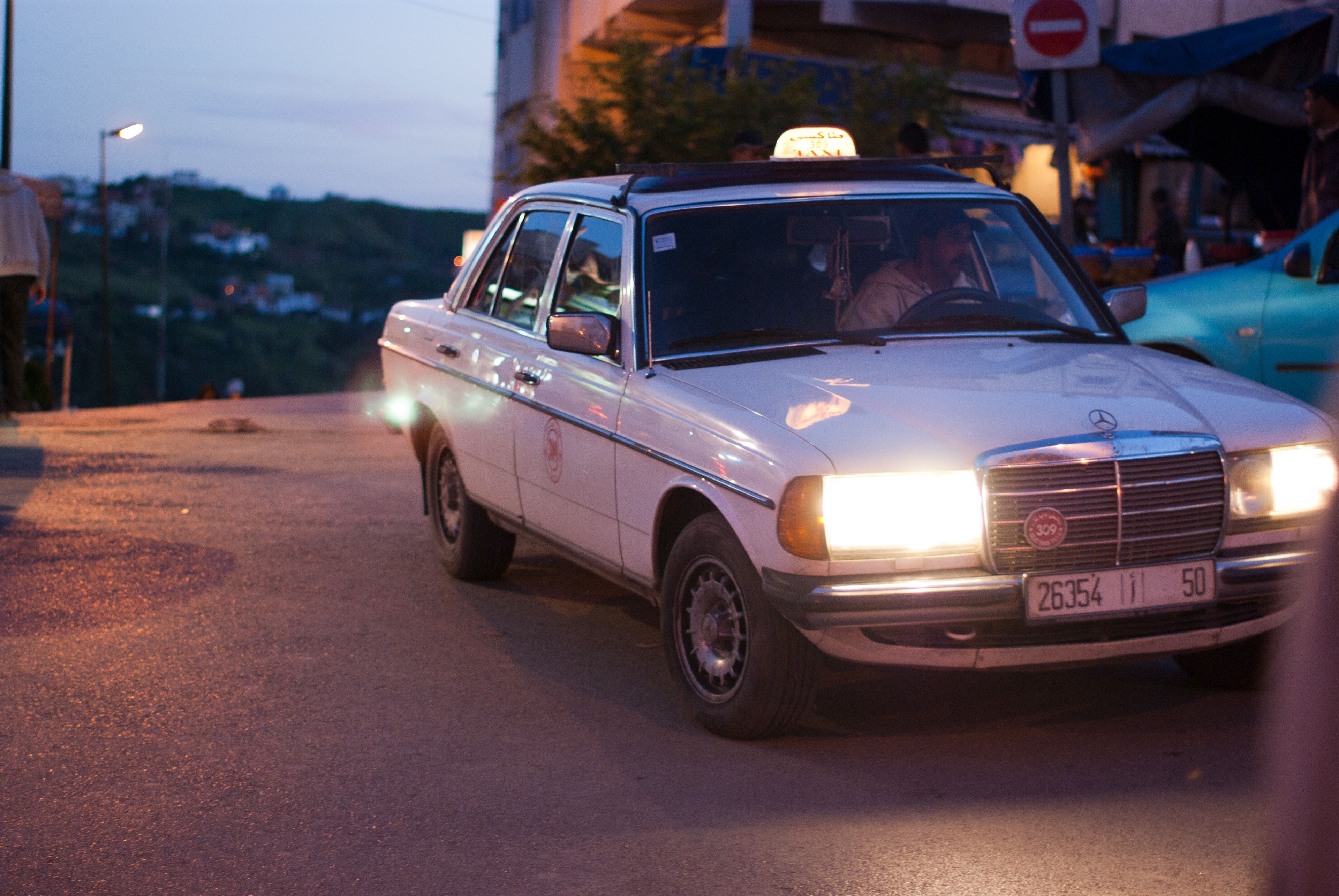 Grand Taxi à Chefchaouen