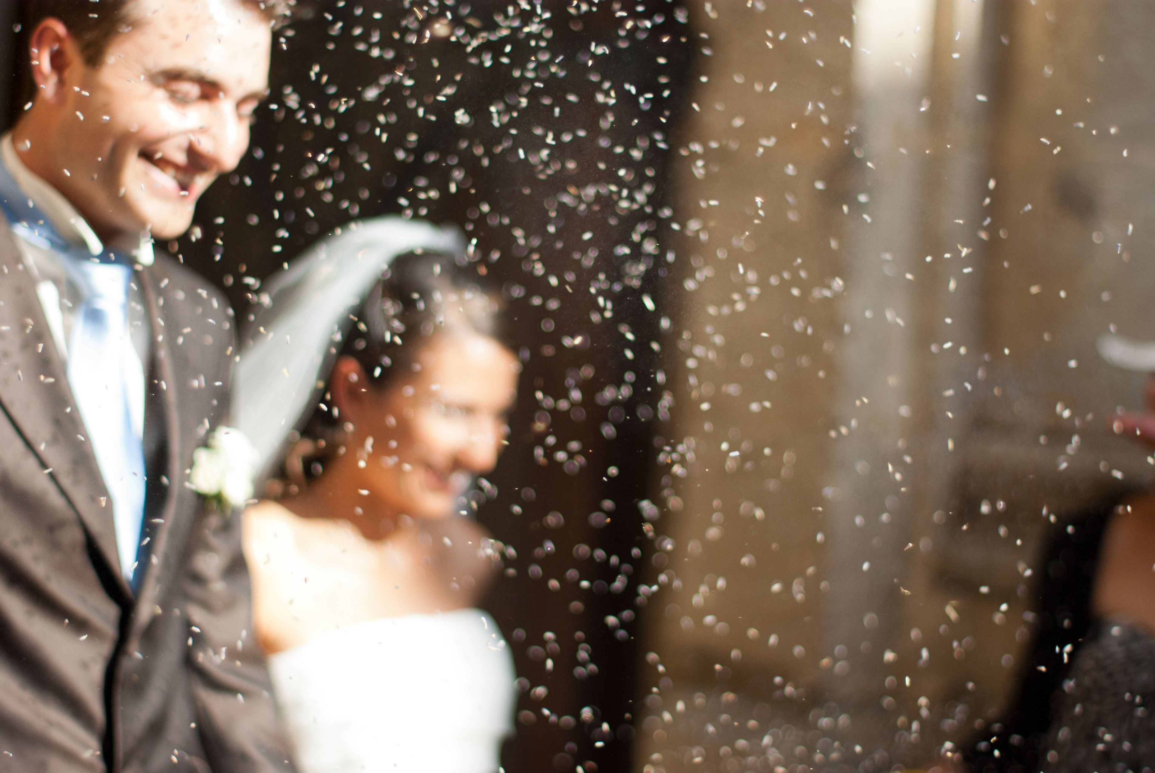 La sortie des maries