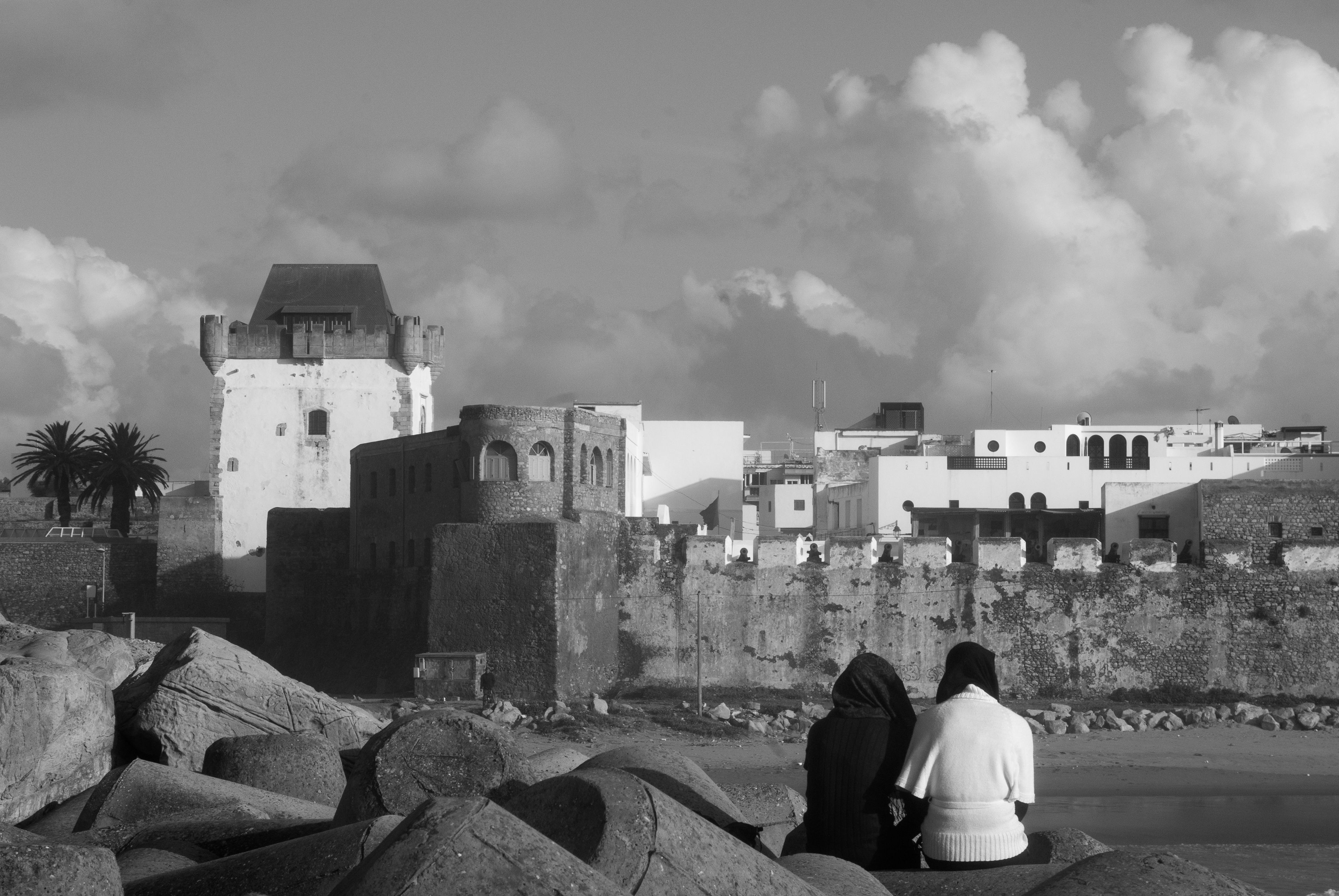 Sur la jetée d’Assilah