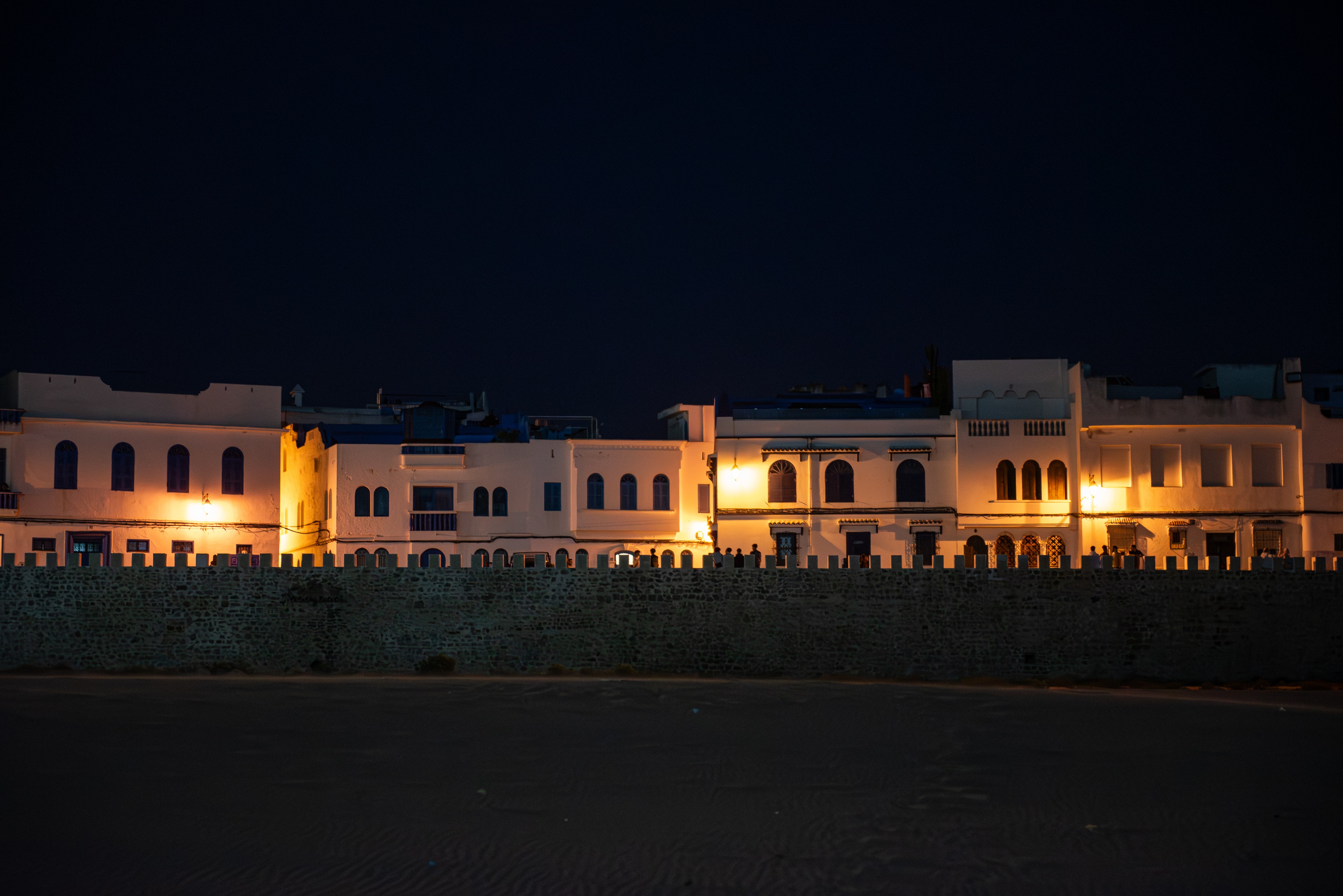 Tombée de la nuit sur Assilah