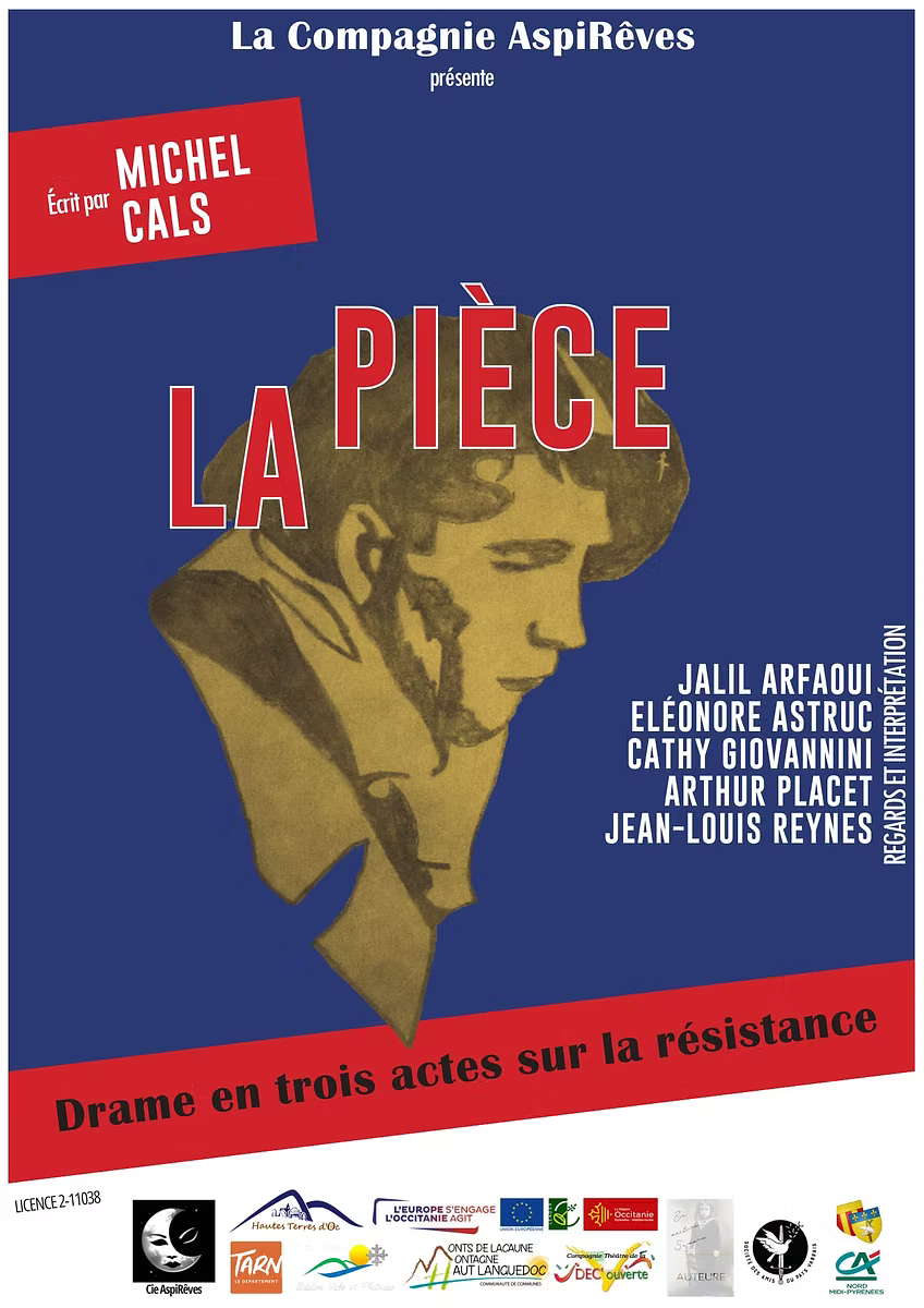 Affiche de La Pièce, spectacle de Michel Cals, saison 2025
